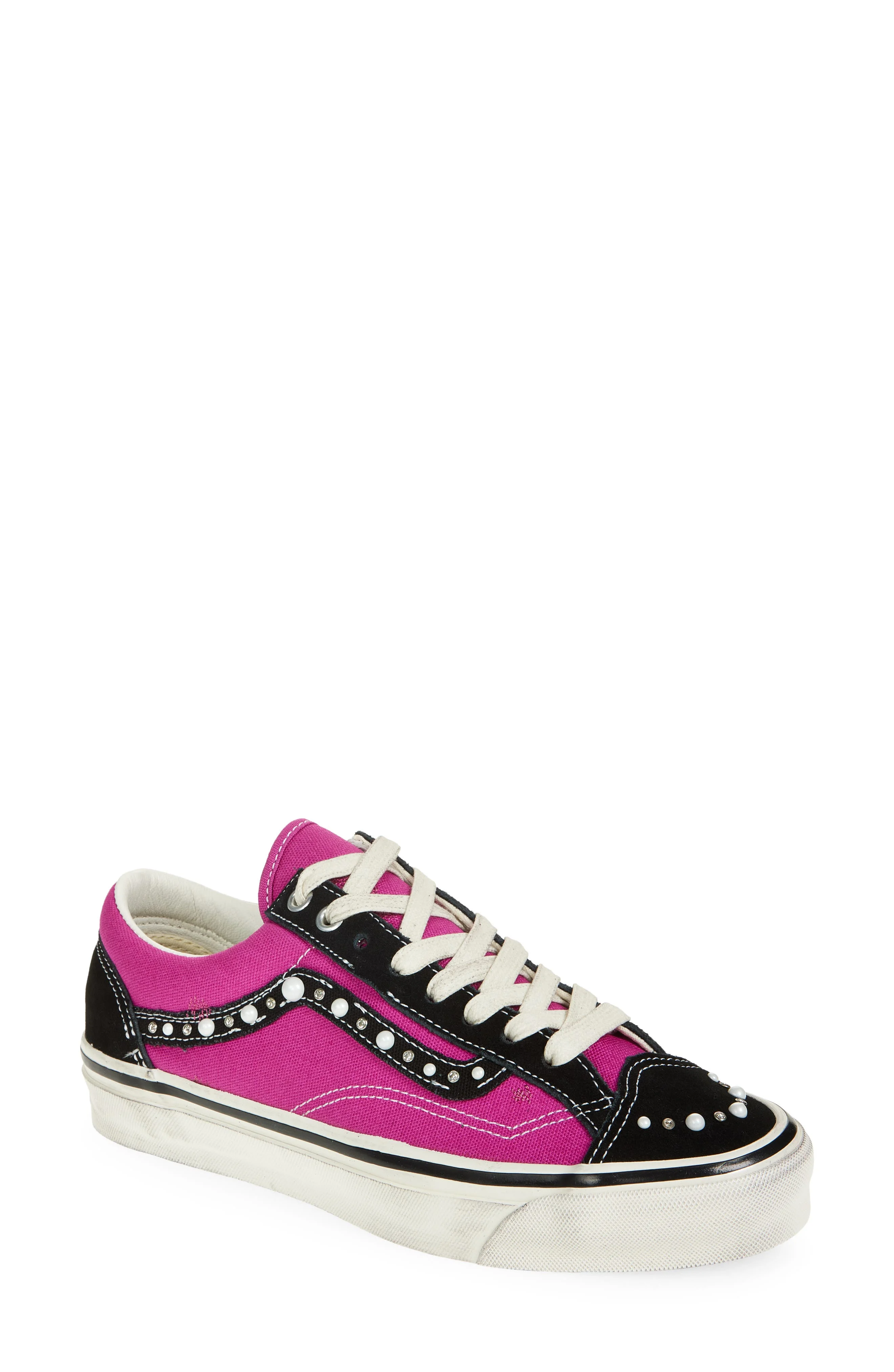 Vans Embellished LX Old Skool 36 Sneaker in Pearlized Fuchsia Red at Nordstrom - 1