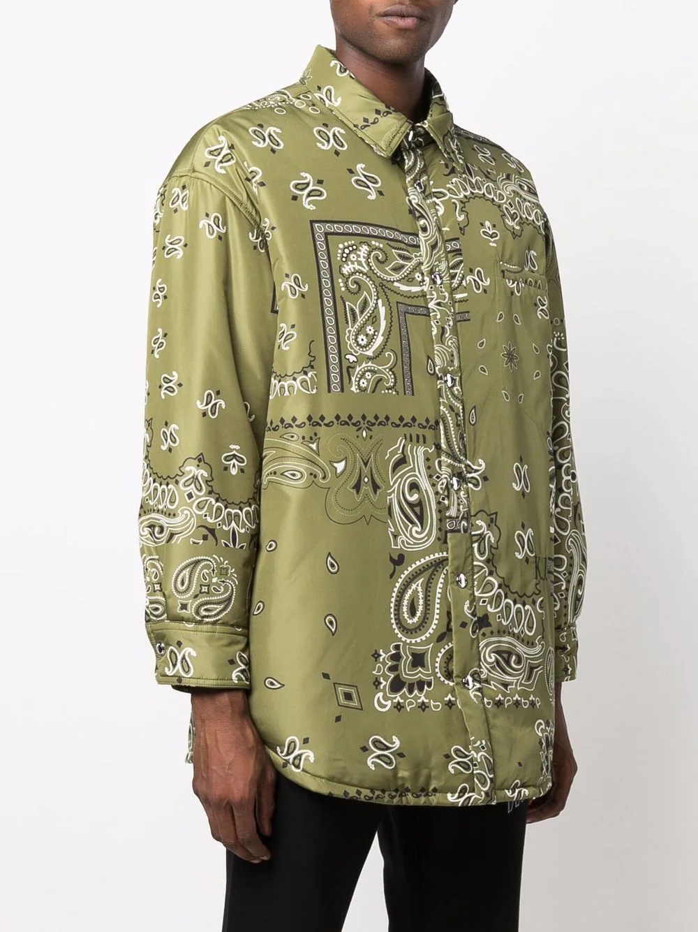 bandana-print track jacket - 3