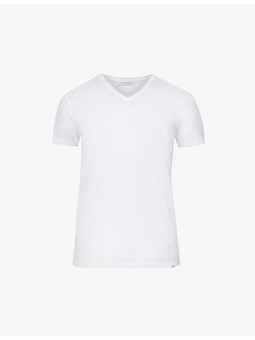 OB-V V-neck cotton-jersey T-shirt - 1
