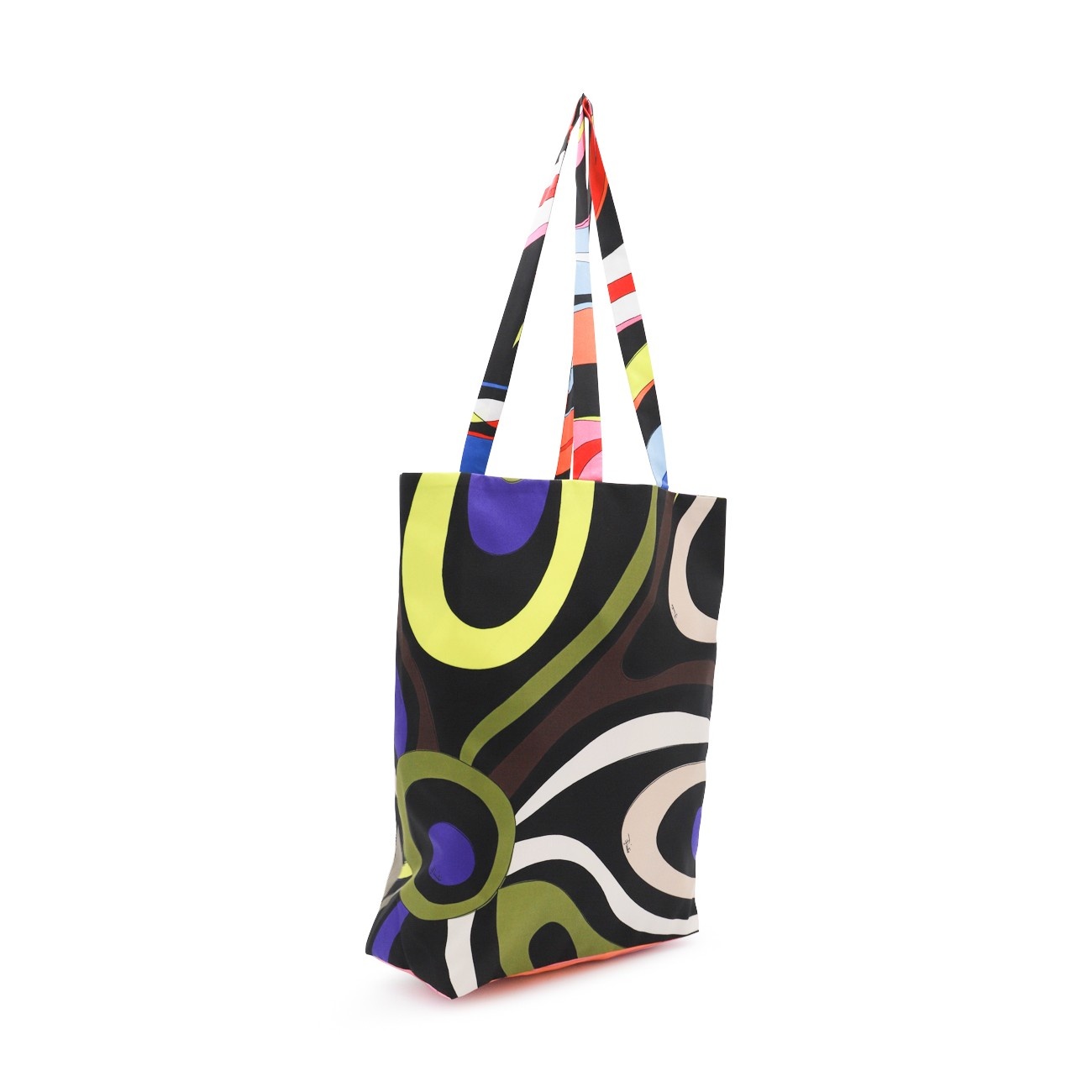 multicolor silk tote bag - 2