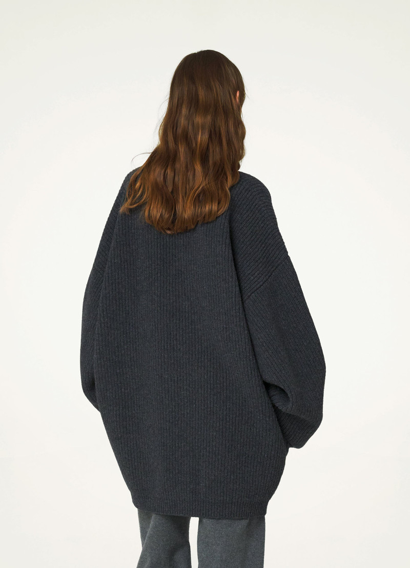 FELTED CARDIGAN COAT 6