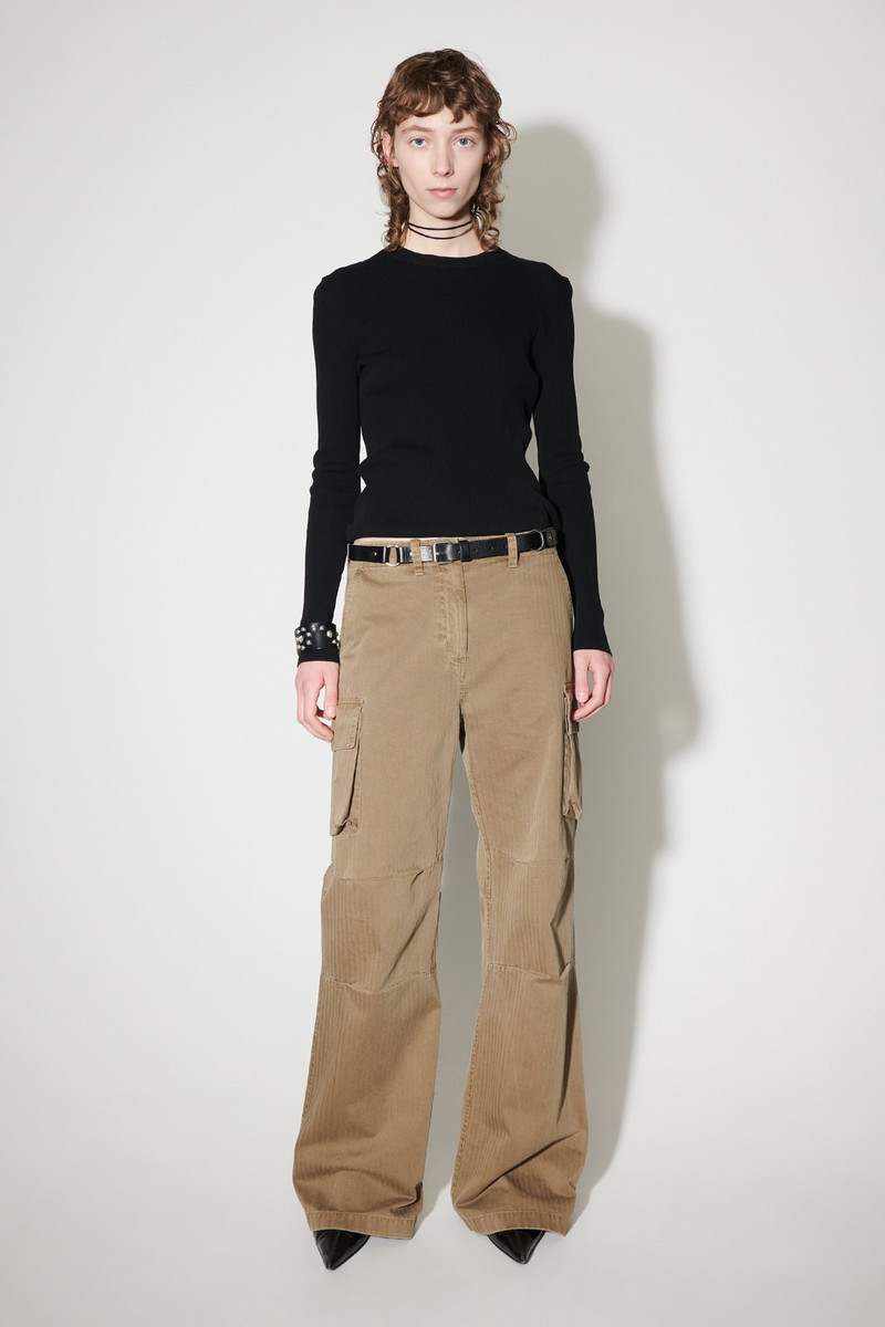 Our Legacy Peak Cargo Uniform Olive Herringbone outlook