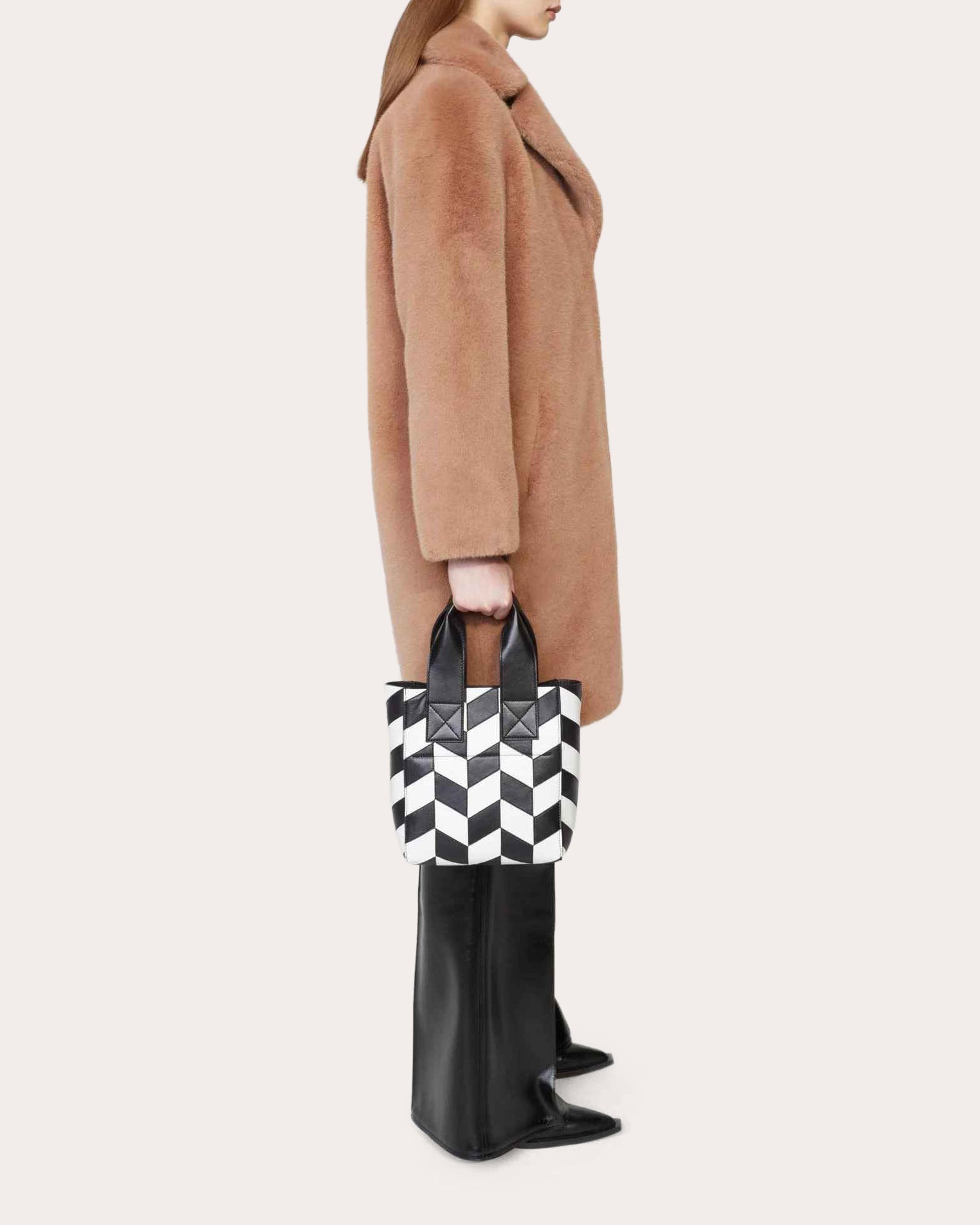 Camille Faux-Fur Cocoon Coat - 3