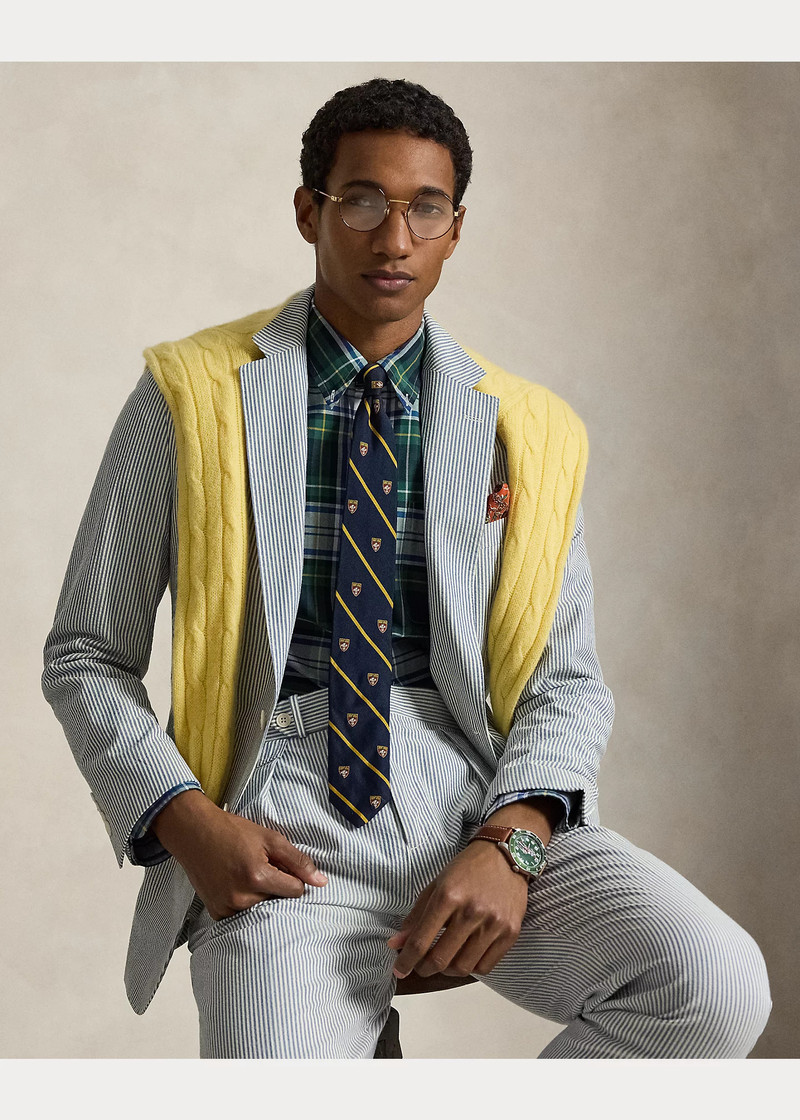 Polo Soft Tailored Fit Seersucker Jacket 7