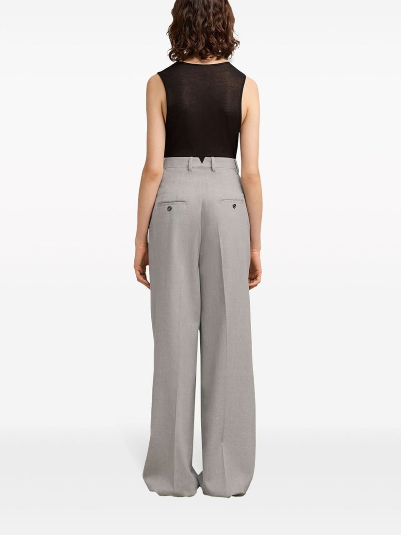Pleated palazzo pants 4