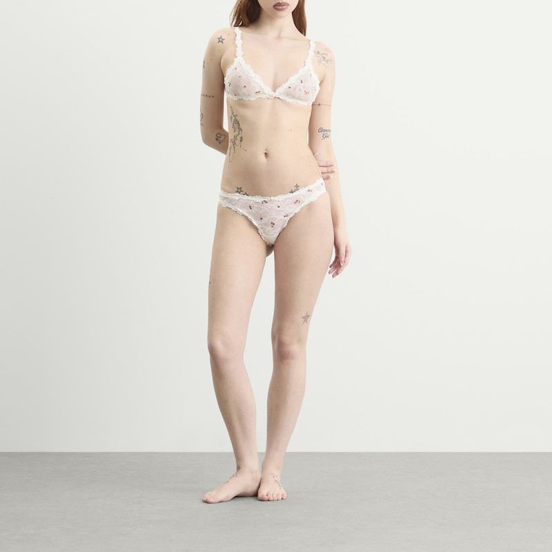 SKIMS SKIMS Stretch Lace Triangle Bralette outlook