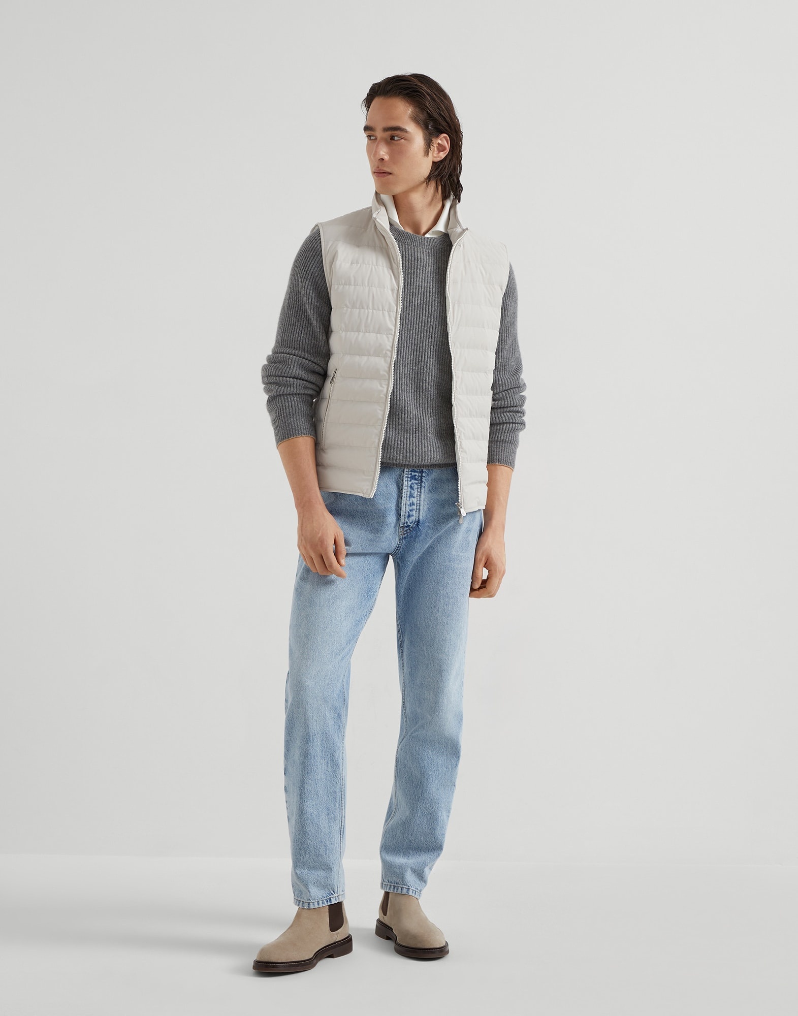 Bonded taffeta lightweight down vest - 5