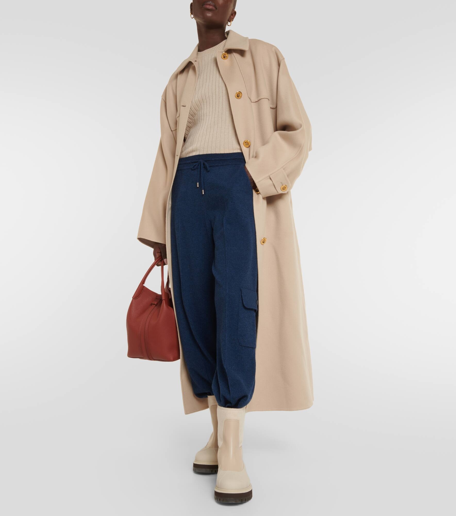 Ribbed-knit cashmere sweater - 4