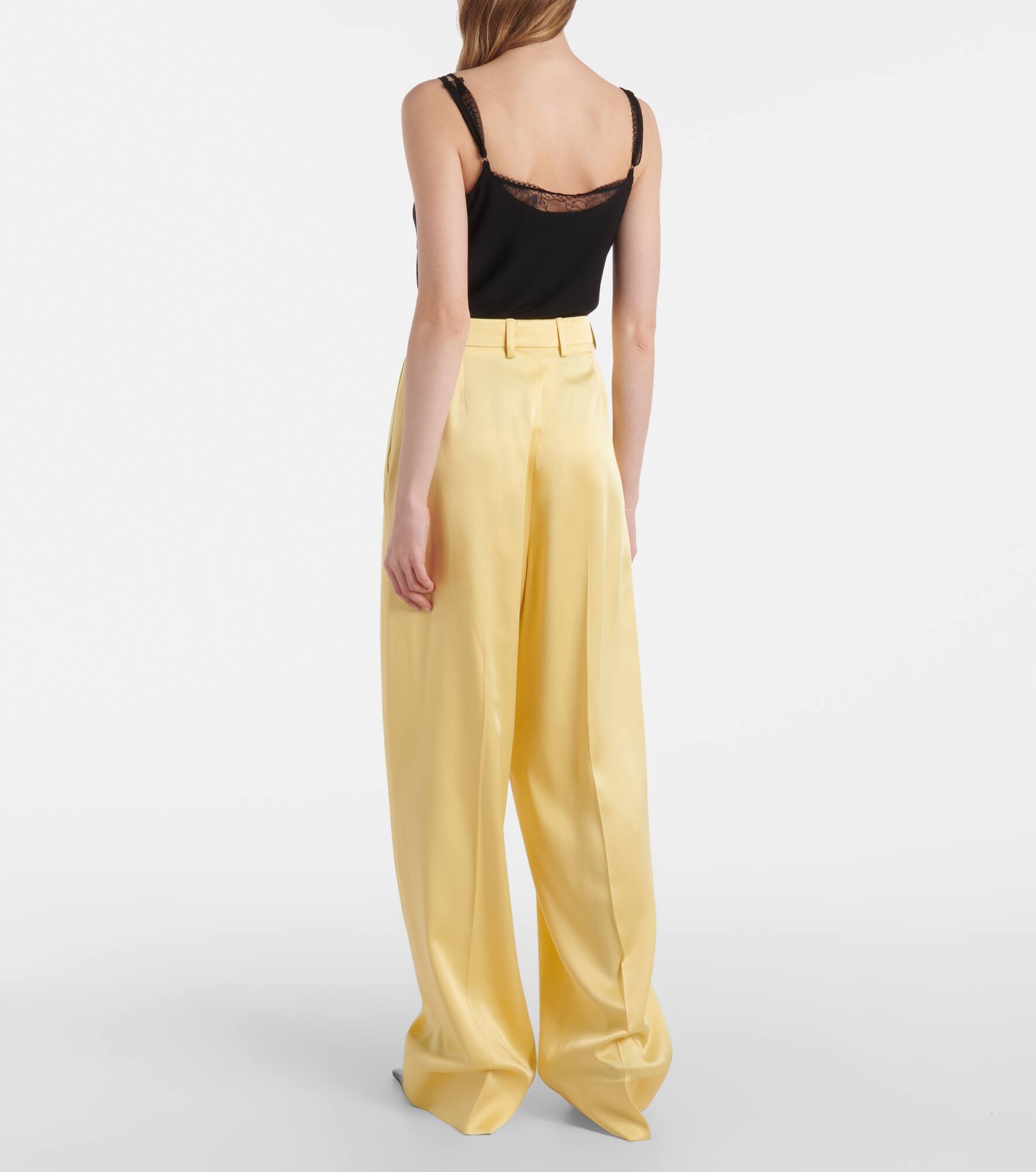 High-rise wide-leg pants - 3