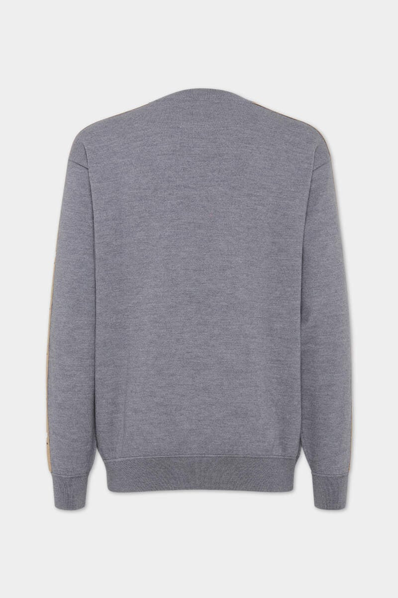 DSQUARED2 MAPLE LEAF TAPE SWEATER outlook