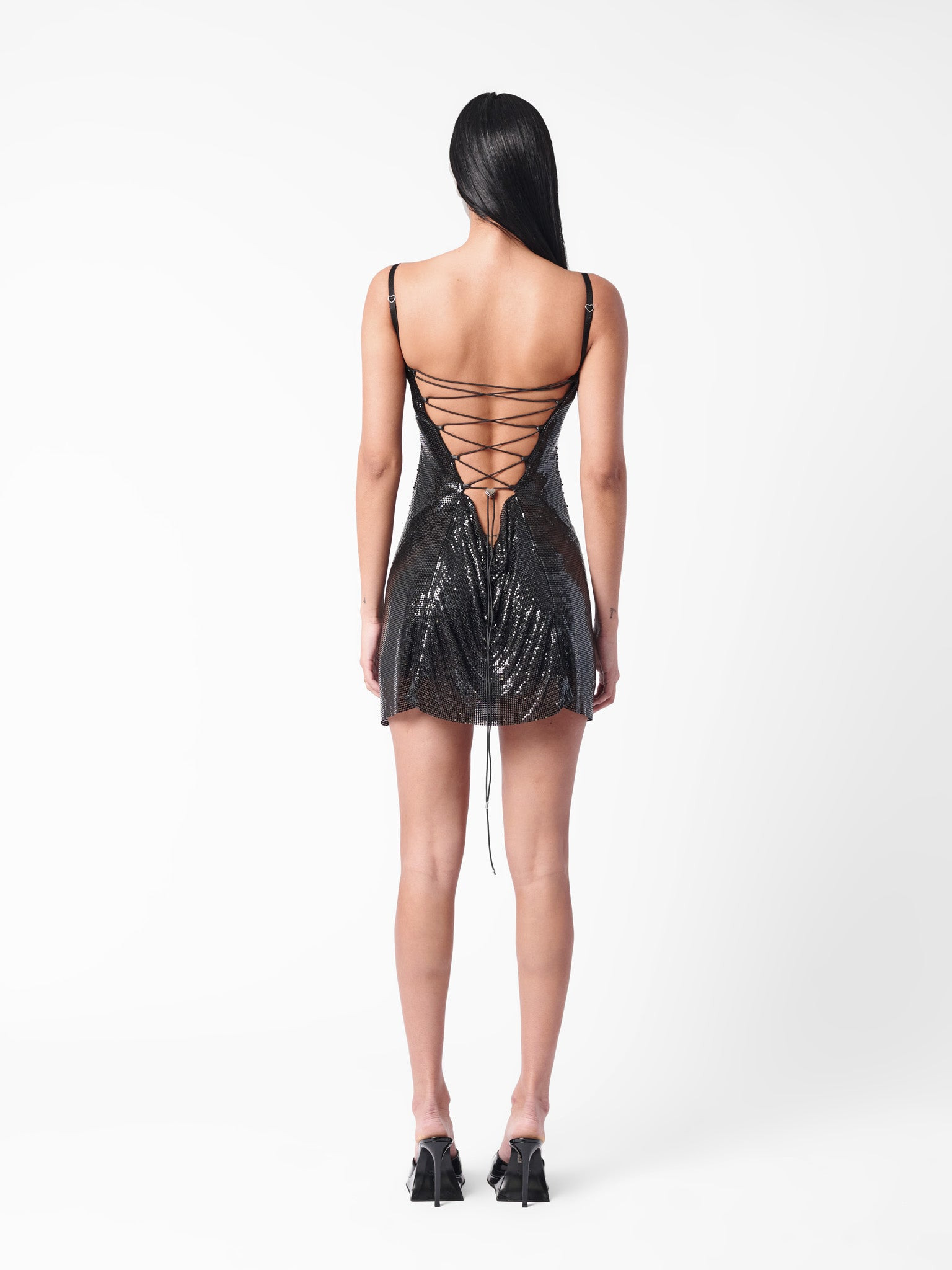 SELENA MINI DRESS BLACK - 4