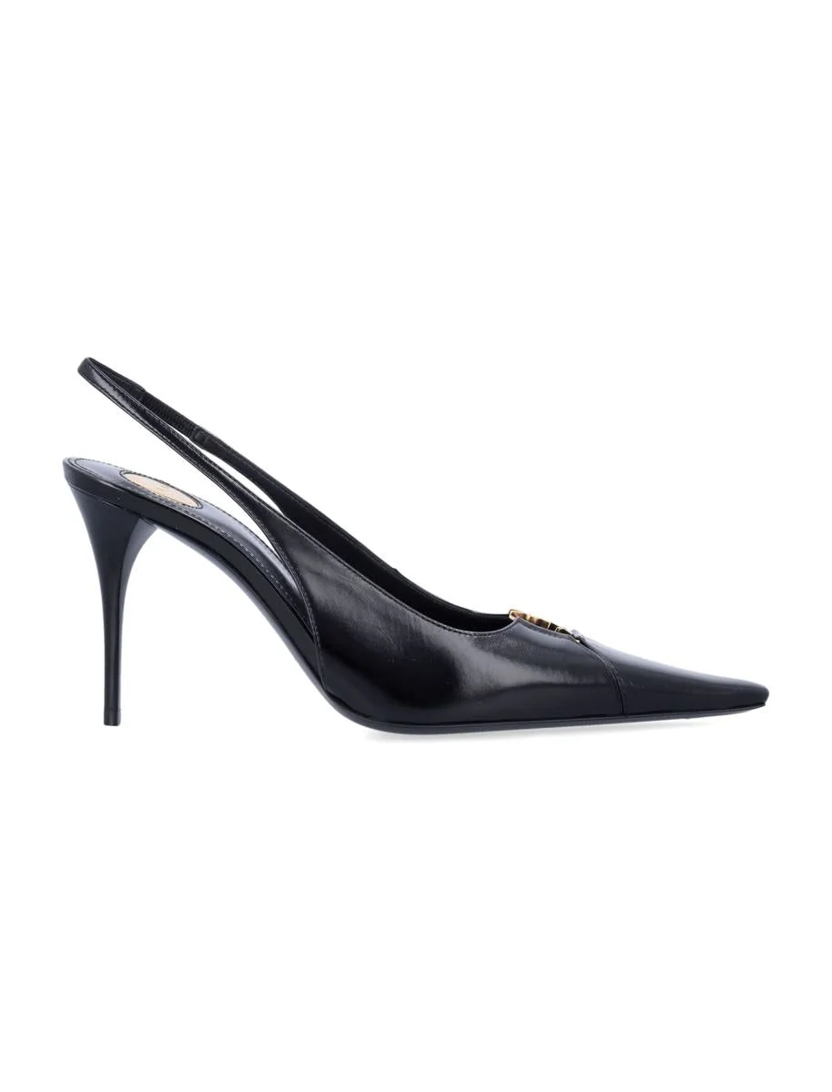 Saint Laurent Babylone Breteuil Slingback Pumps - 1