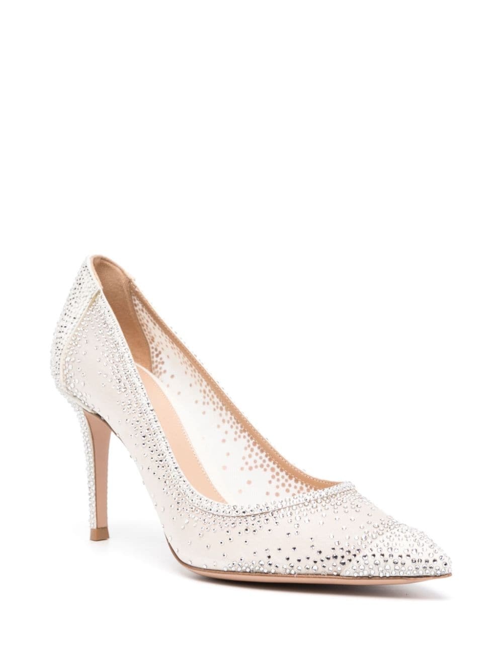 Rania 85mm rhinestone pumps - 2