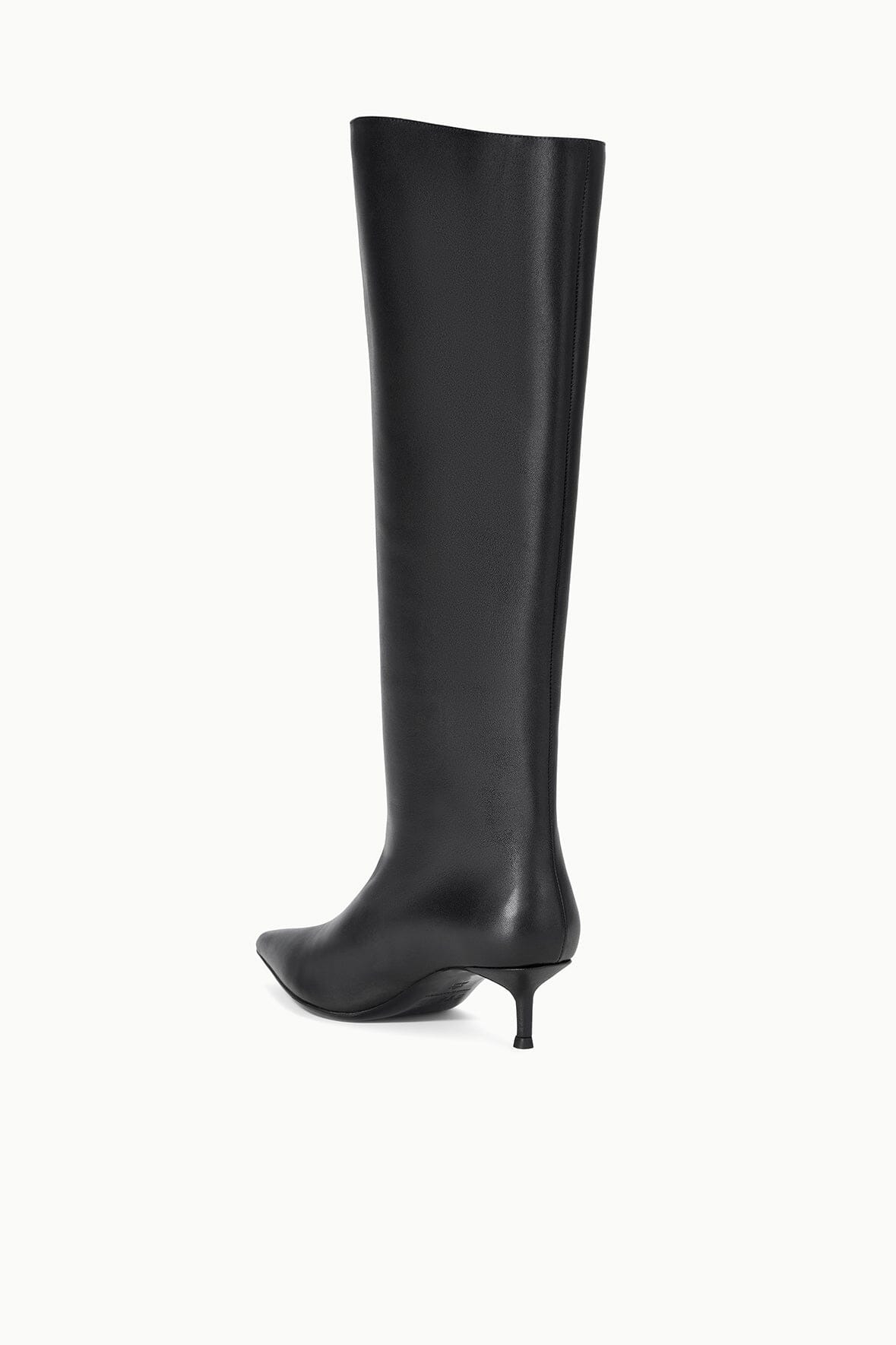 STAUD SEBASTIAN KITTEN HEEL BOOT BLACK - 5