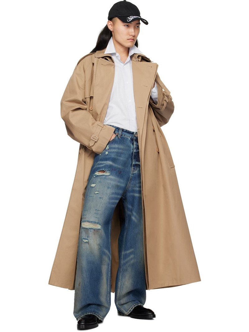 VETEMENTS 코튼 baggy 청바지 outlook