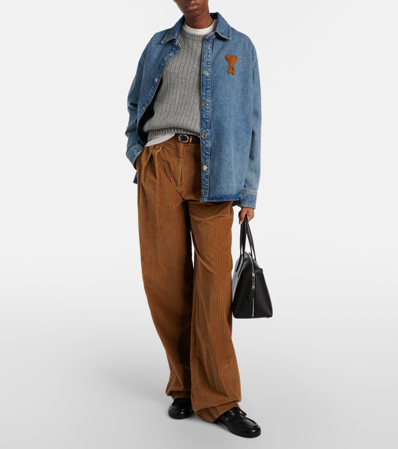 AMI Paris Ami de Cœur denim shirt outlook