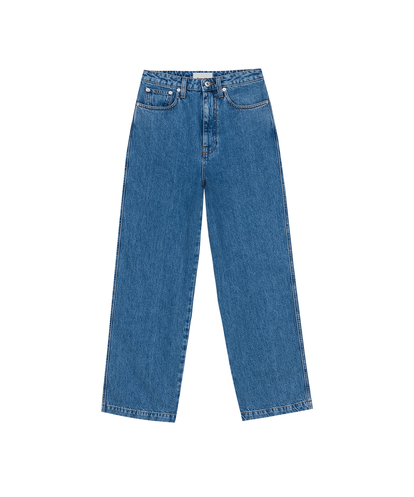 JANE - Straight leg jeans - Medium blue - 1