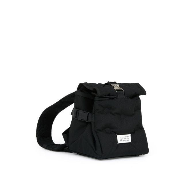 Black backpack with application - 3