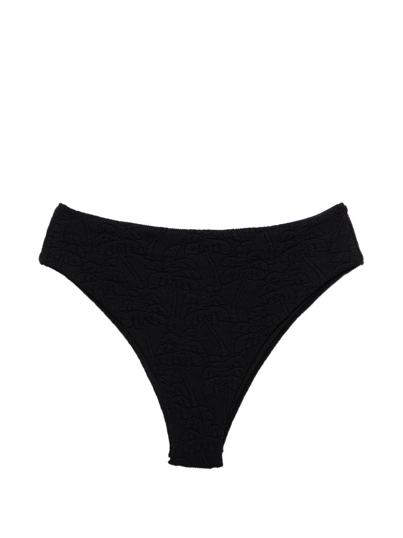 graphic-embroidered bikini bottoms 1