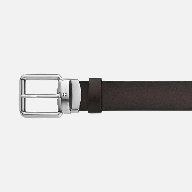 Montblanc Brown 30 mm leather belt outlook