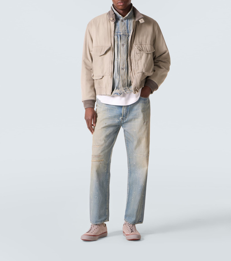 A.PRESSE Vintage cotton blouson outlook