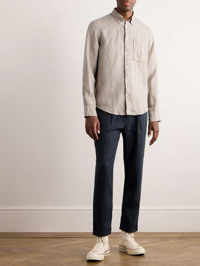 NN07 Arne Button-Down Collar Linen Shirt outlook