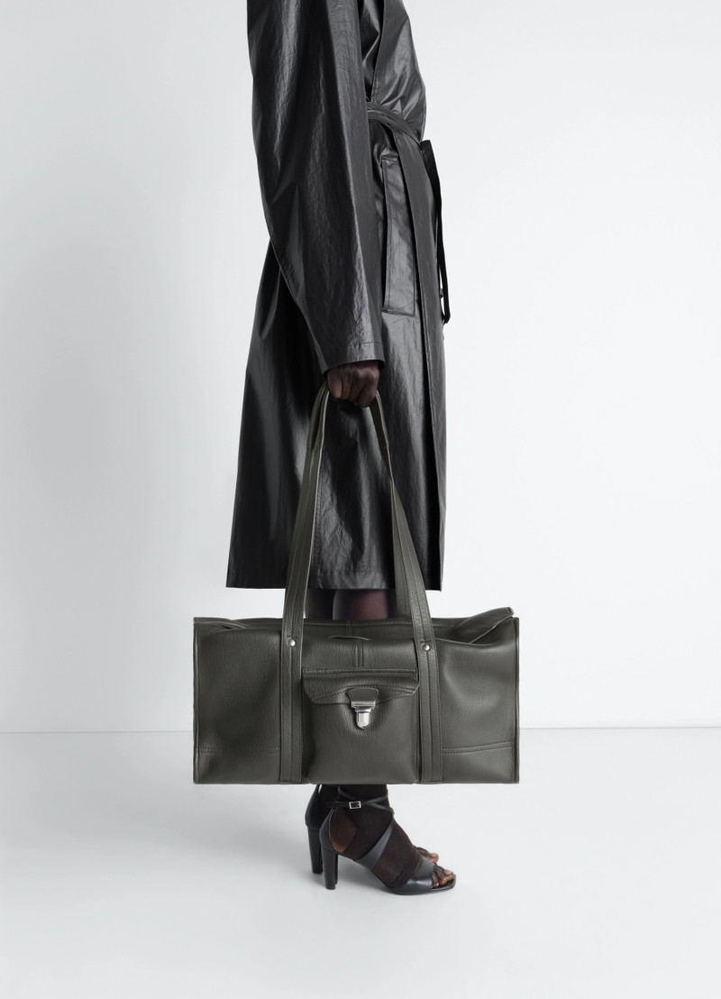 Lemaire SOFT GEAR TOTE BAG IN LEATHER outlook