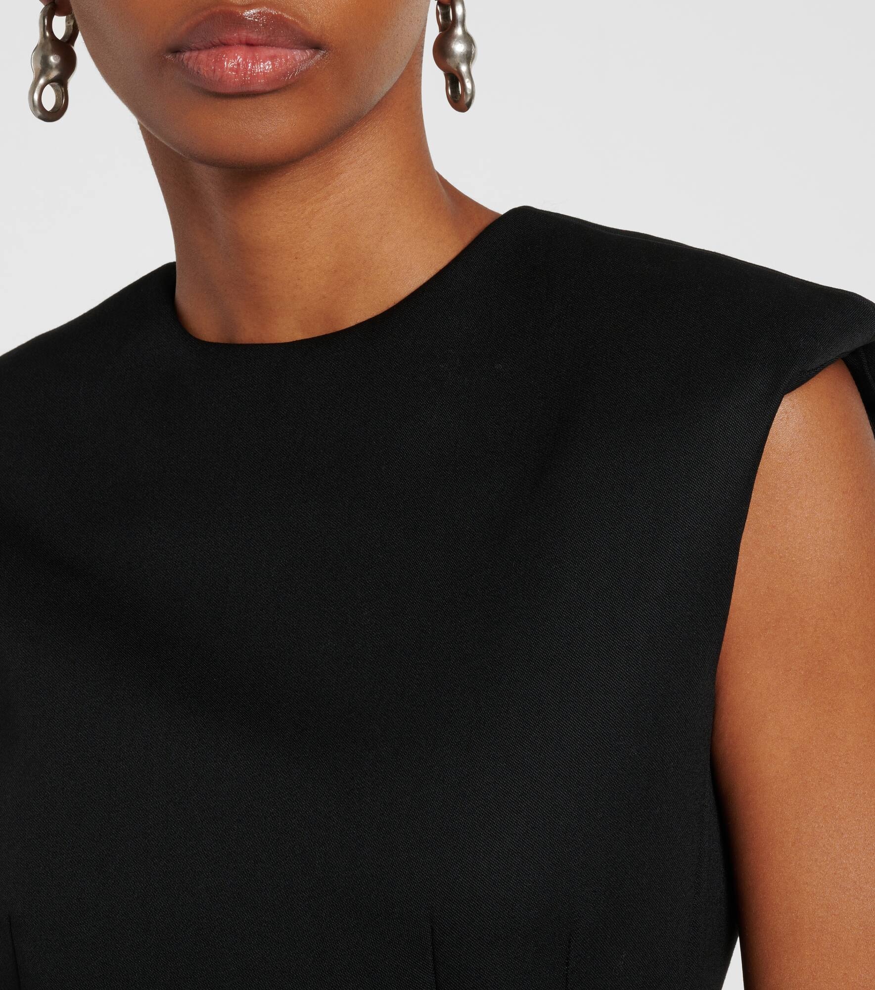 Sculpted midi dress - 4