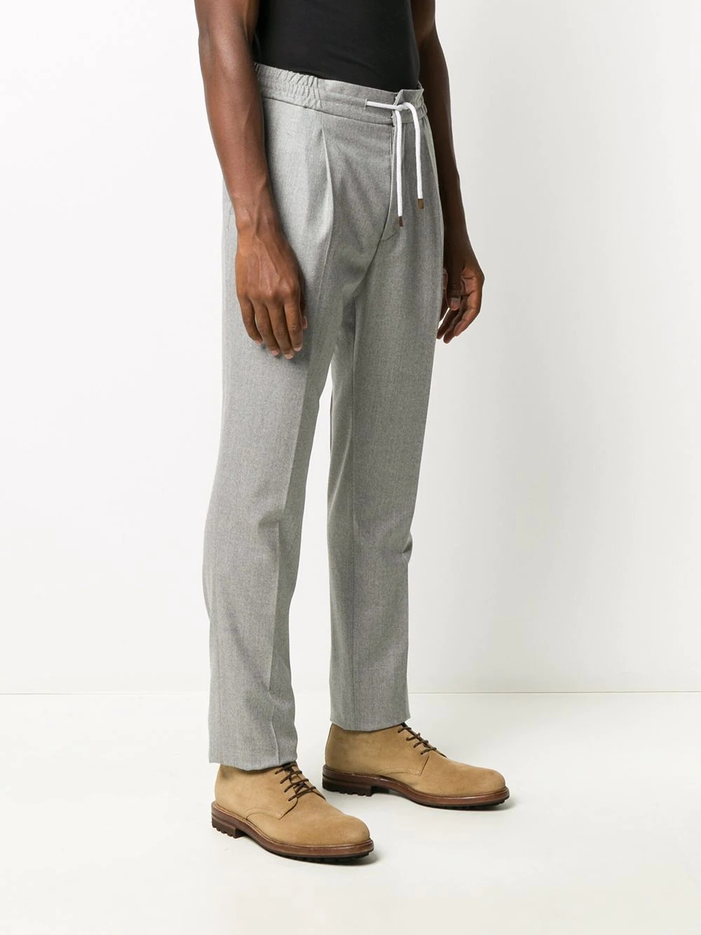 drawstring waist trousers - 3