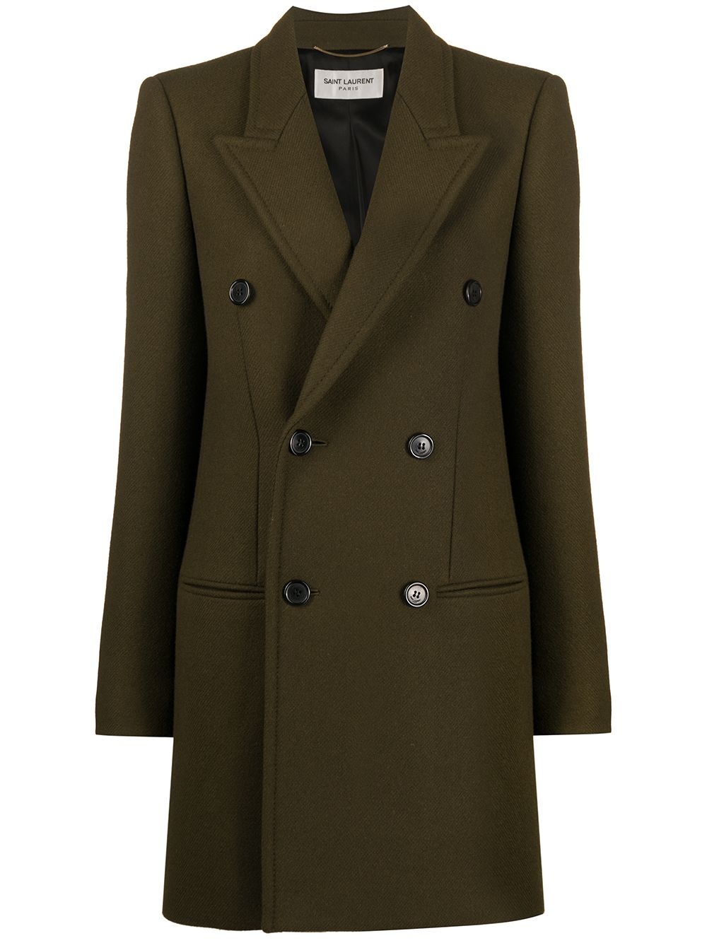 double-breasted short coat - 1