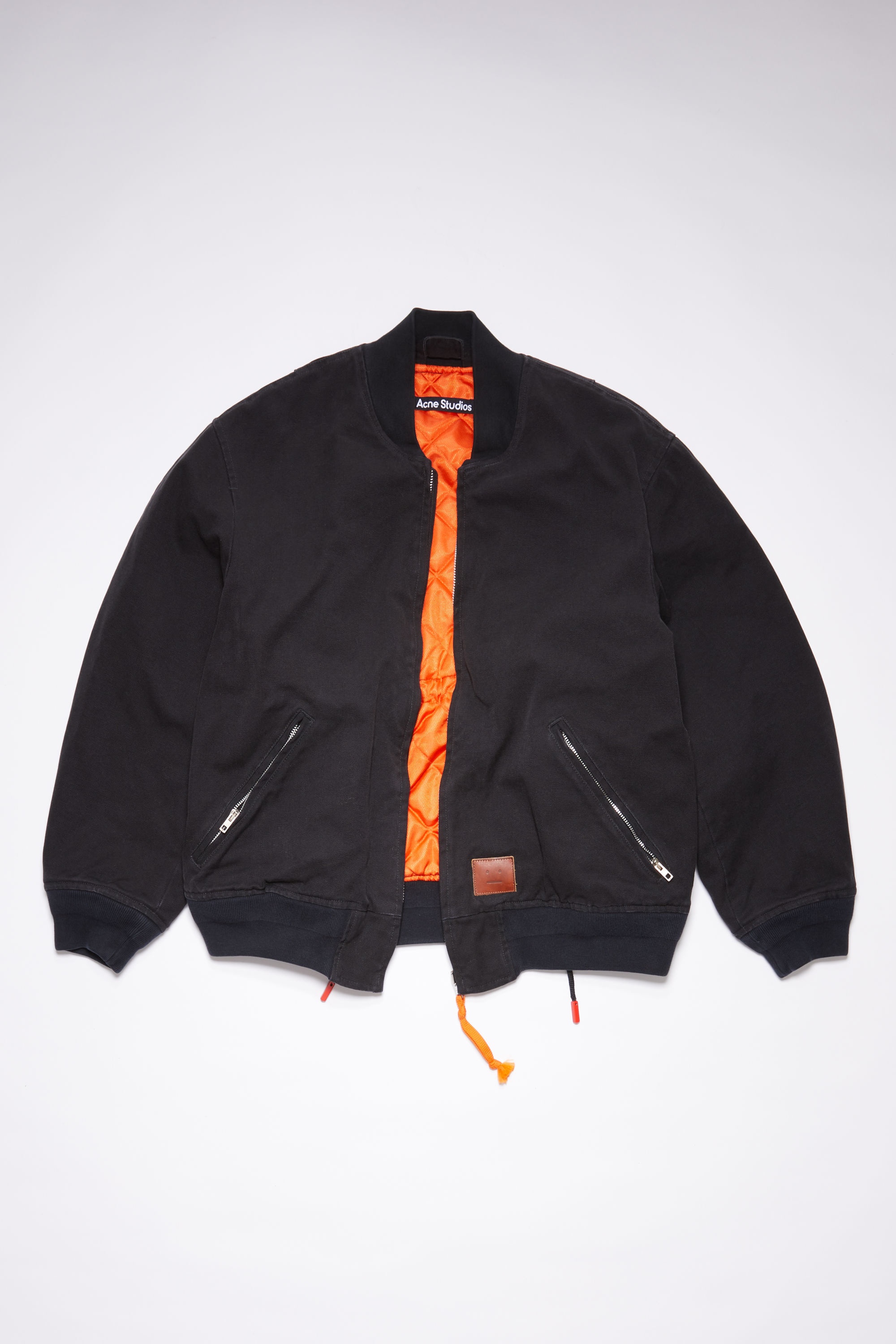 Cotton bomber jacket - Black - 7