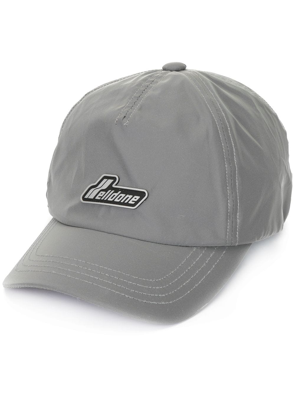 logo embellished panelled cap - 1