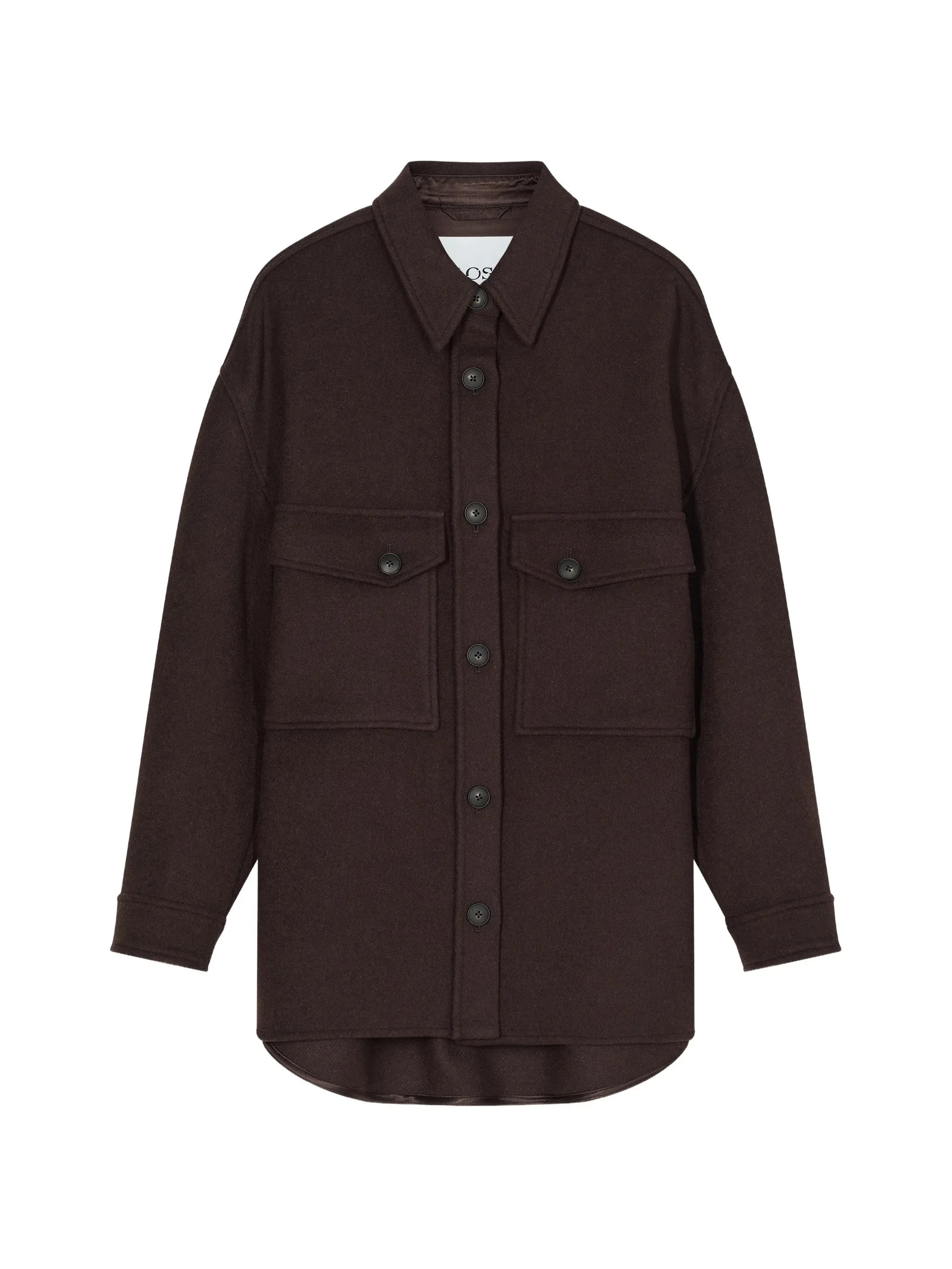 Closed Button-up Oversized Jacket - 1
