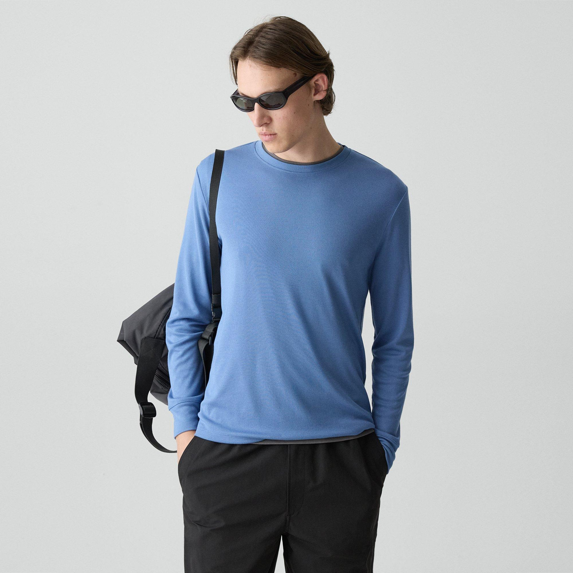 Essential Long-Sleeve Tee in Anemone Modal Jersey - 2