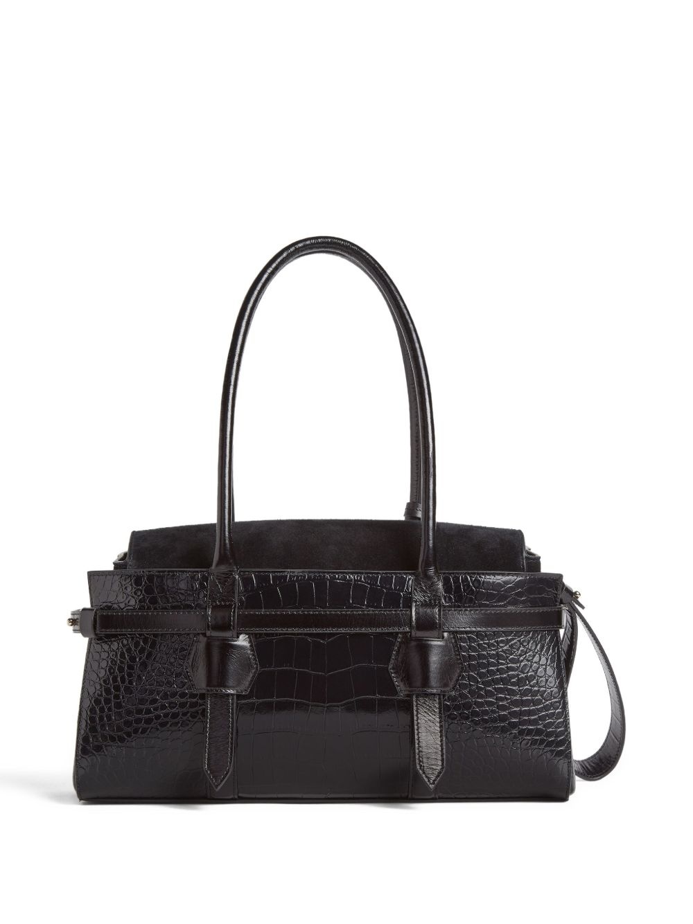 leather tote bag - 2