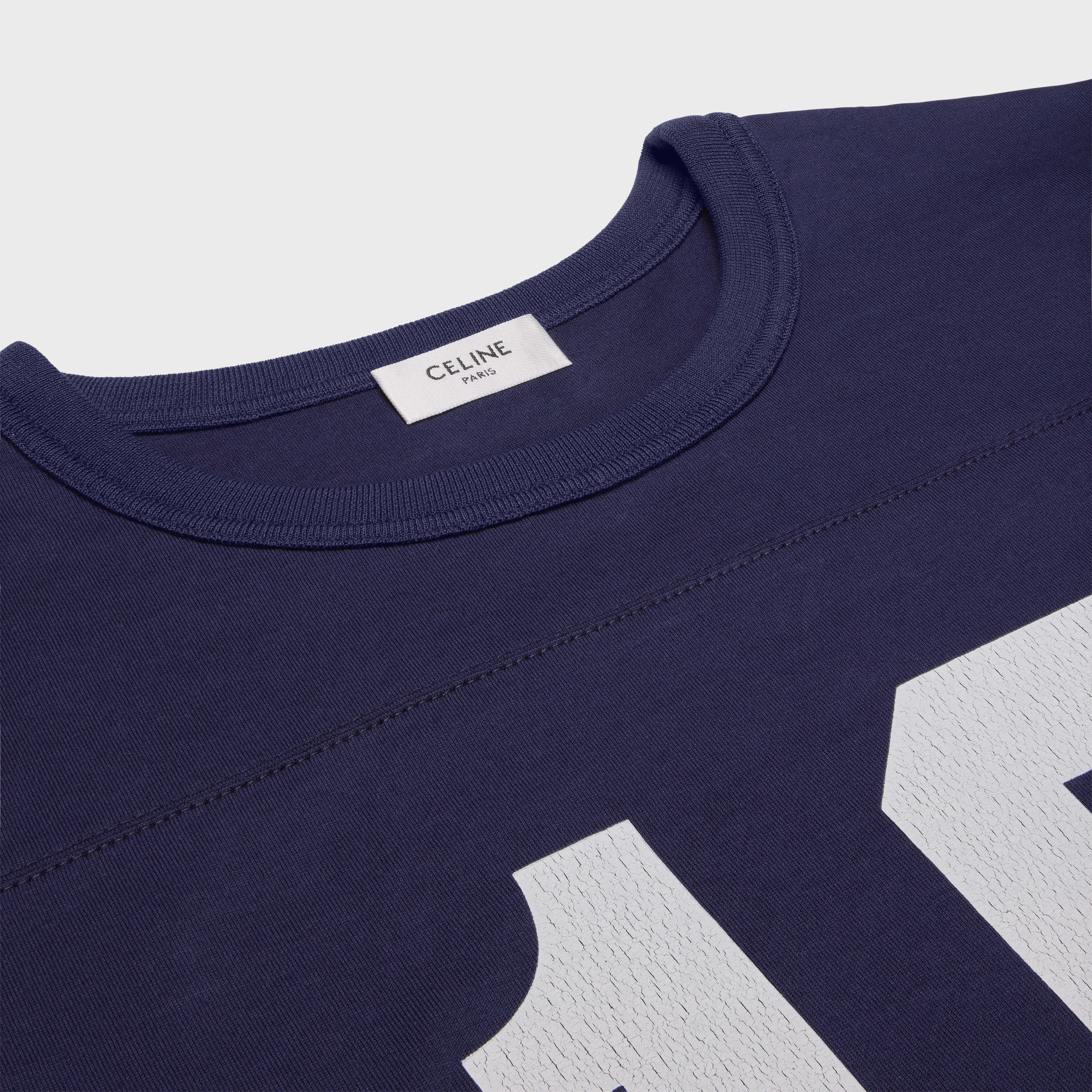 t-shirt 70's cropped celine jersey coton - 3