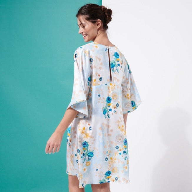 Women Silk Dress Belle Des Champs - 4