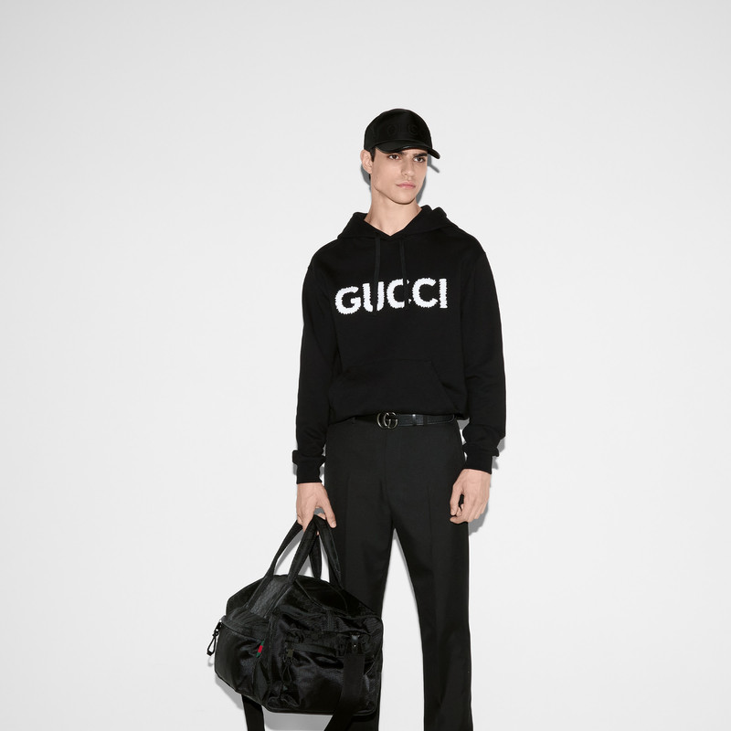 Embroidered cotton jersey sweatshirt 6