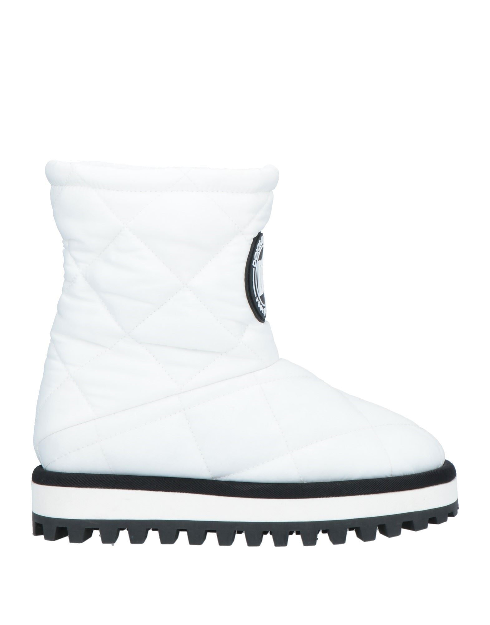 White Women's Ankle Boot - 1