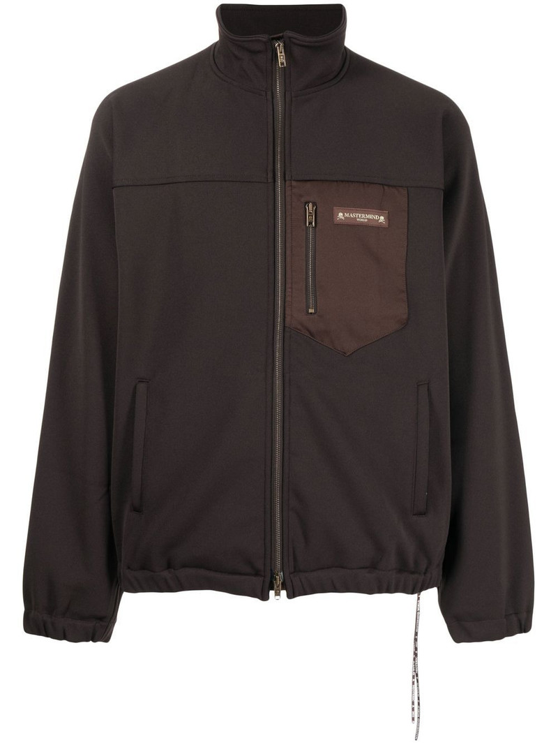 colour-block bomber jacket 1