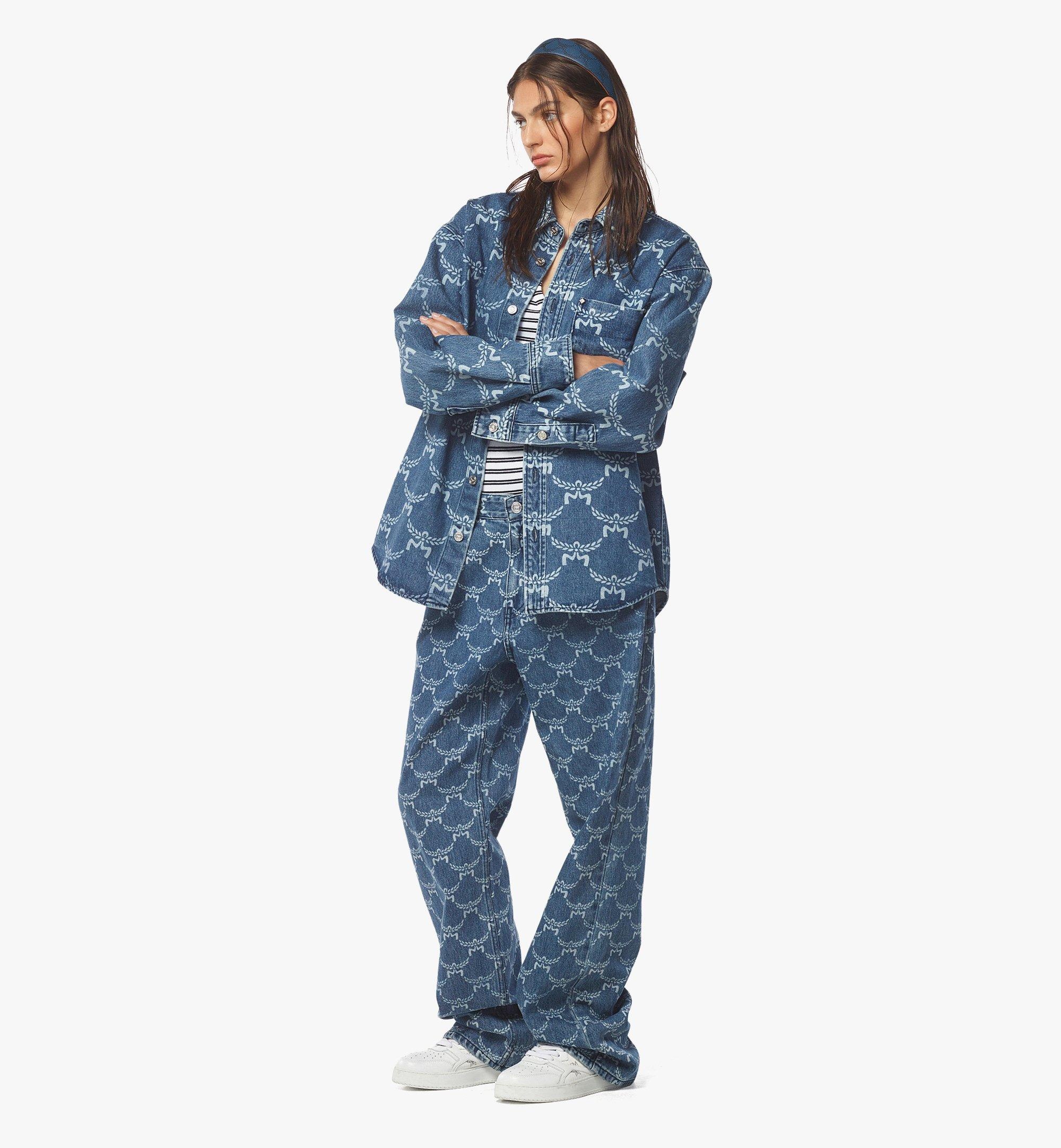 Lauretos Monogram Denim Shirt - 5