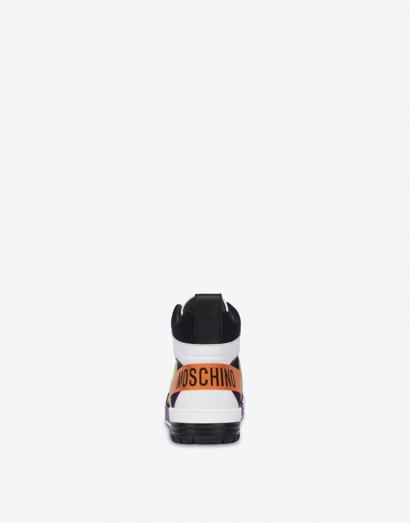 Moschino STREETBALL HIGH SNEAKERS outlook
