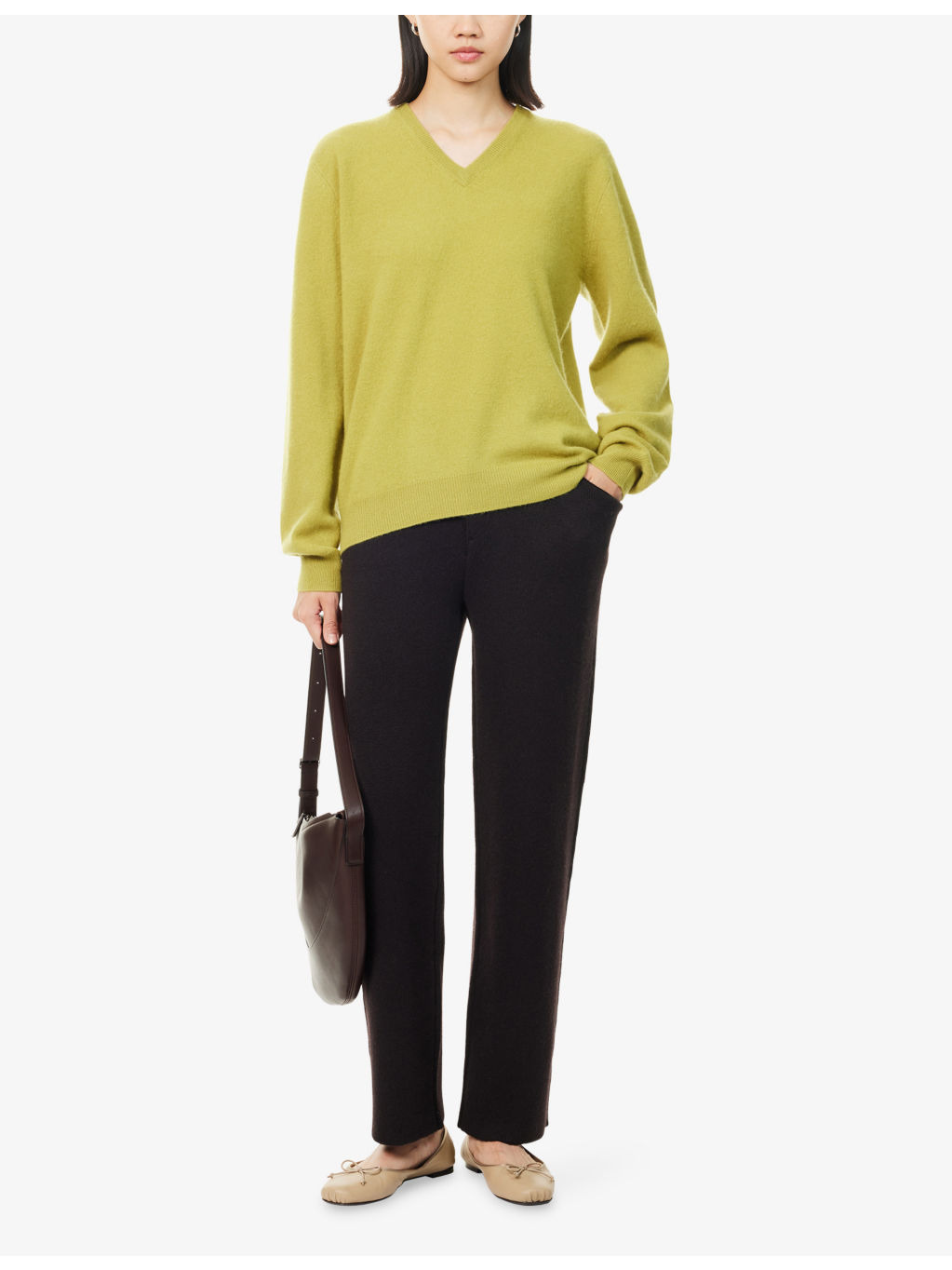 Mini V-Neck Cashmere Jumper - 2