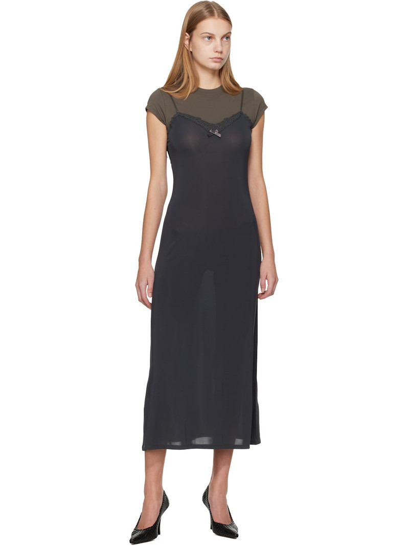 Stella McCartney Black Elsa 90 Woven Heels outlook