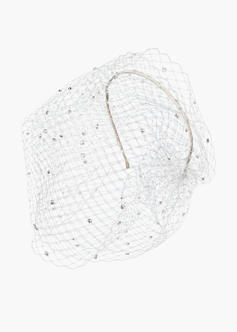 Crystal Beehive Voilette 1