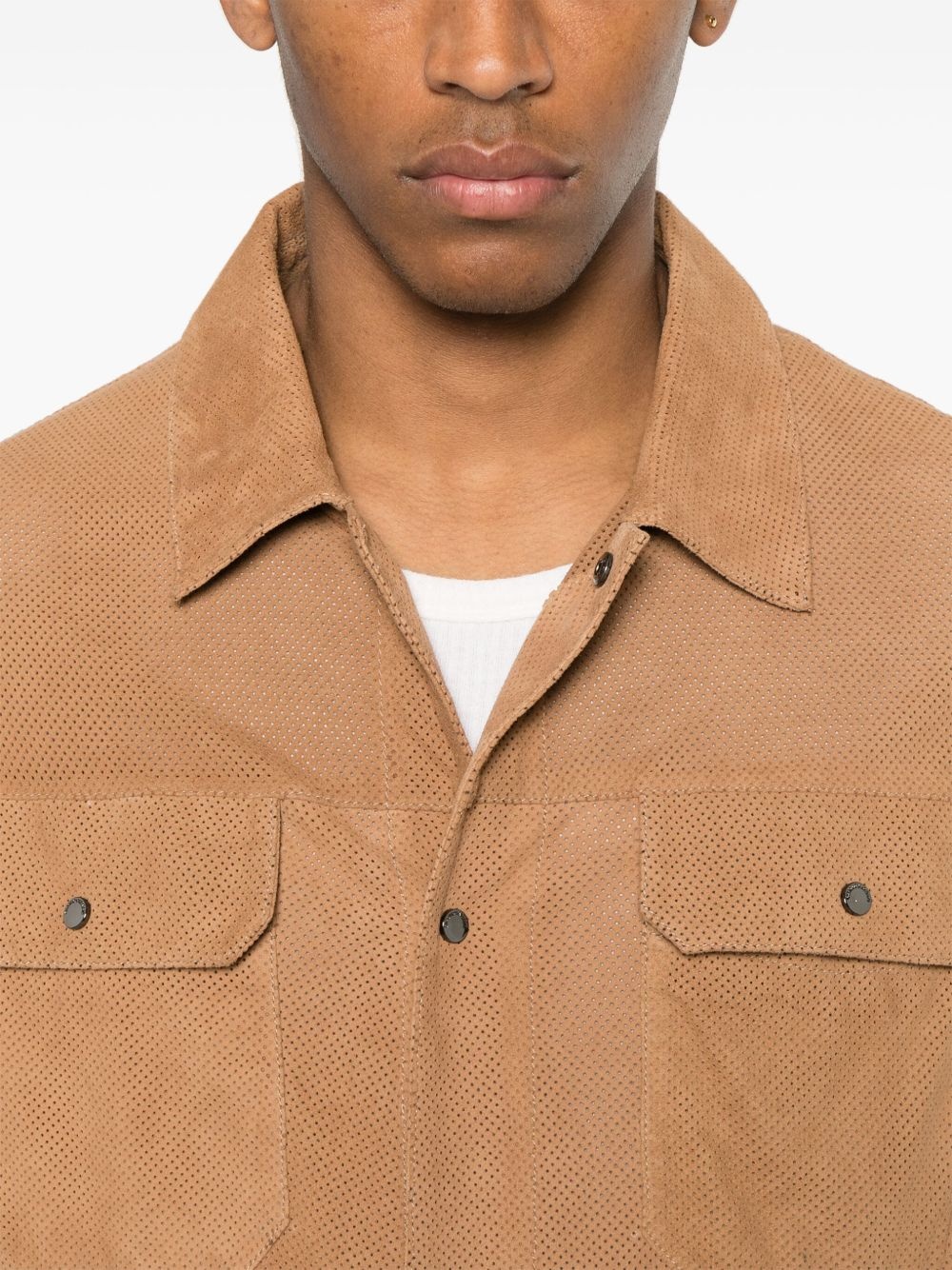 suede shirt jacket - 5