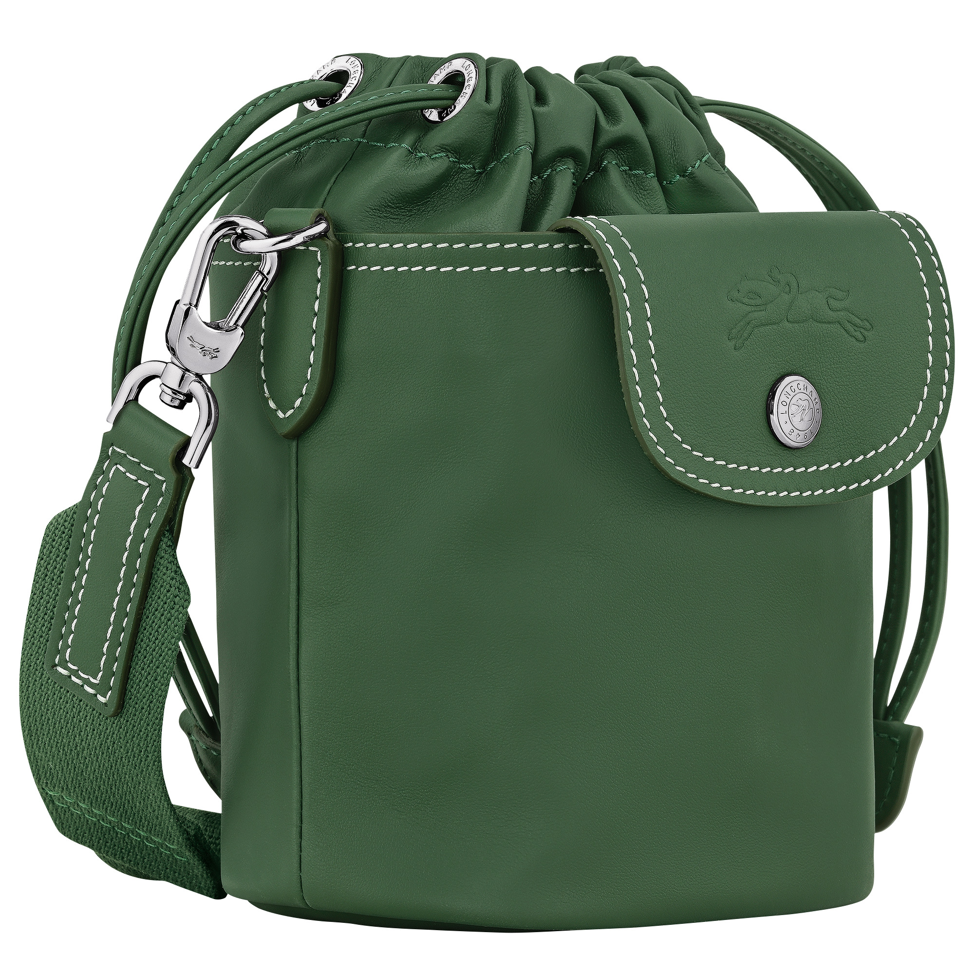 Le Pliage Xtra XS Bucket bag British Green - Leather - 3