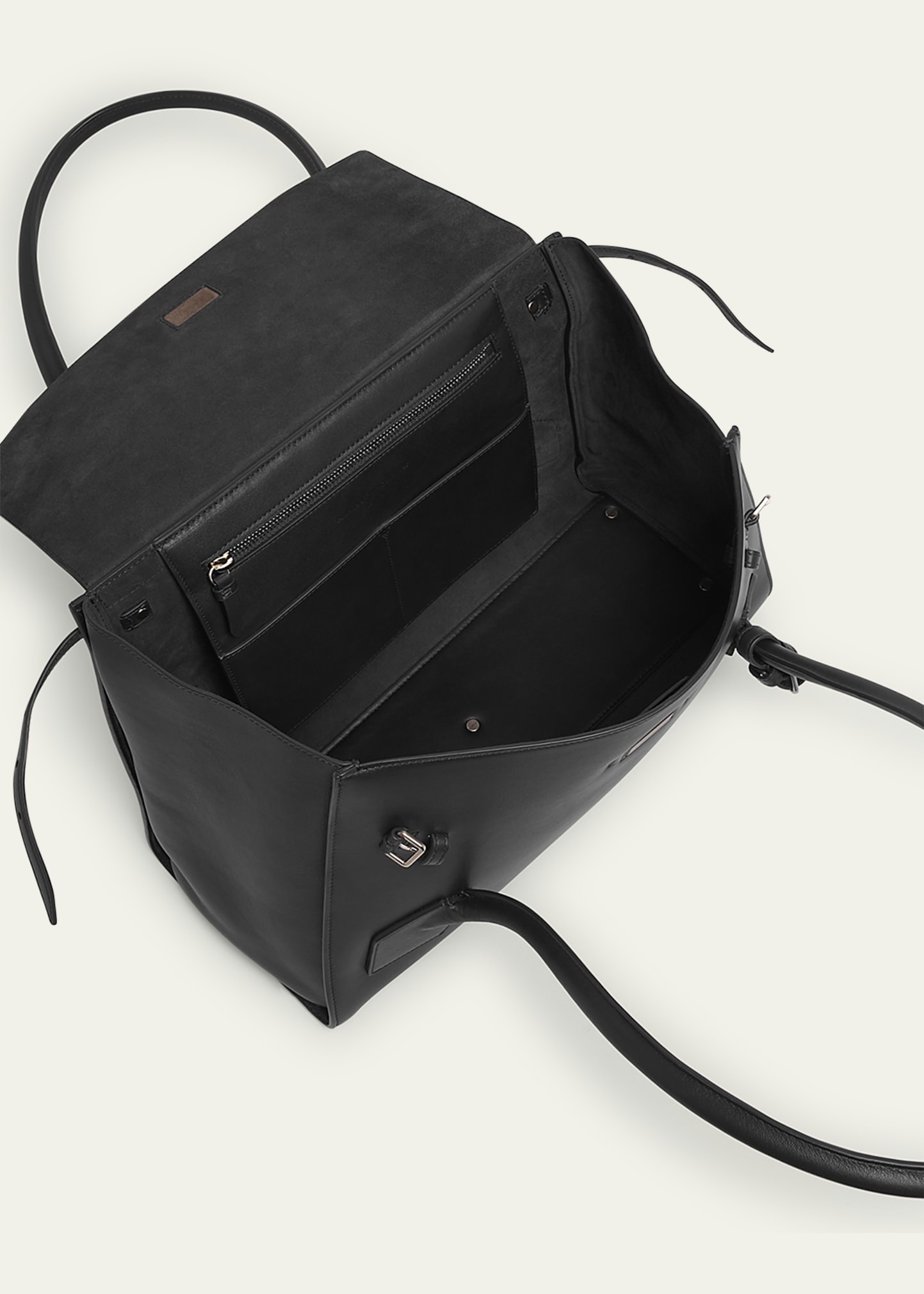 Tate Calf Leather Top-Handle Bag - 4