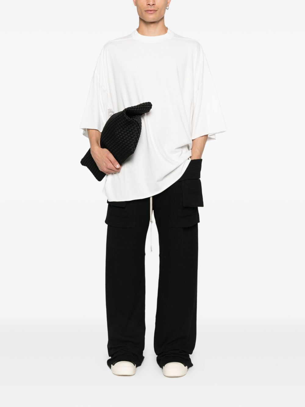 cargo-pocket track pants - 2
