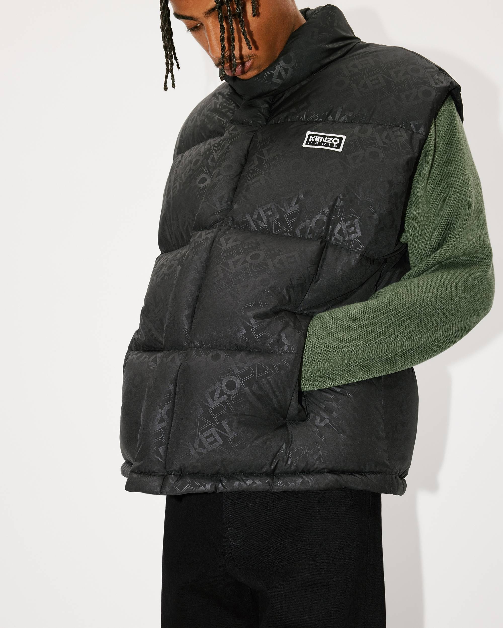 'KENZO Paris' sleeveless puffer jacket - 8